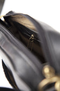 Cartera Sophi – Negro con aplicación Crocox