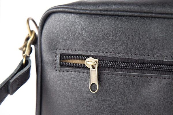 Cartera Sophi – Negro con aplicación Crocox