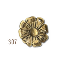 Hebilla Flor Dorada 307