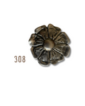 Hebilla Flor Plata 308