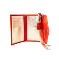 Billetera Mini Roja con Dorado