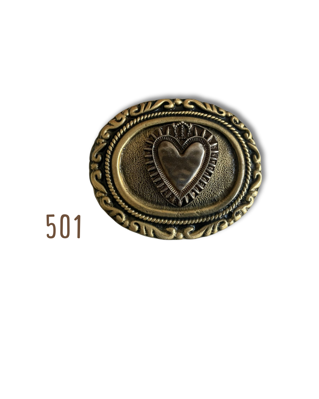 Hebilla Corazón Óvalo 501