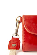 Billetera Mini Roja con Dorado