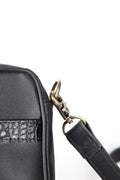 Cartera Sophi – Negro con aplicación Crocox