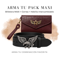 Arma tu pack maxi (Billetera Maxi + Correa + Hebilla) ENVÍO GRATIS