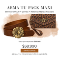 Arma tu pack maxi (Billetera Maxi + Correa + Hebilla) ENVÍO GRATIS