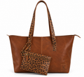 Cartera Agustina Café/ Print
