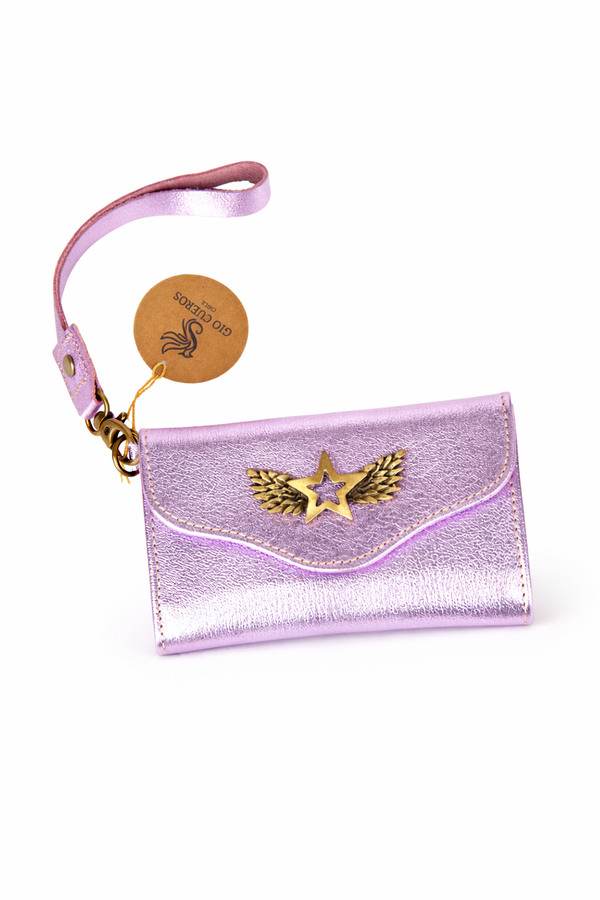 Billetera Mini Rosa Brillante