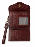 Billetera Mini Café crocox