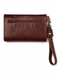Billetera Mini Café crocox