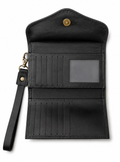 Billetera Maxi Negra Lisa