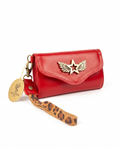 Billetera Mini Roja con Print