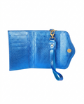Billetera Mini Azul Eléctrico