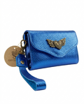 Billetera Mini Azul Eléctrico