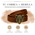 Pack Mini Billetera Blanco/ café/ Print + Cinturón Café + Hebilla Leopardo (ENVÍO GRATIS)
