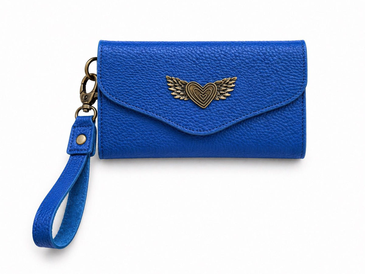 Billetera Flo Azul Eléctrico