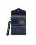 Billetera Mini Azul con Azul Crocox