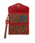 Billetera Maxi Roja con Print