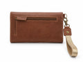 Billetera Maxi café con dorado