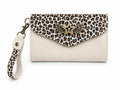 Billetera Mini Blanco con Leopardo