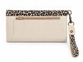 Billetera Maxi Blanco / Leopardo