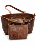 Cartera Inés Café Cocodrilo