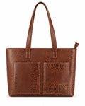 Cartera Inés Café Cocodrilo