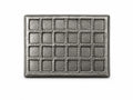 Hebilla chocolate plata 1021