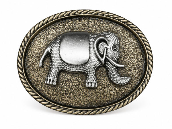 Hebilla elefante dorada 1010