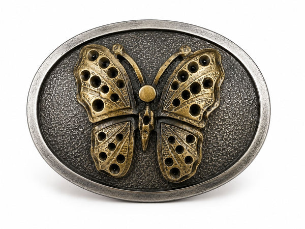 Hebilla mariposa plata 1009