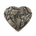 Hebilla corazón estrella dorada 1004