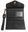 Billetera Maxi Negra Crocox