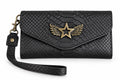 Billetera Maxi Negra Crocox
