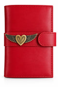 Porta Pasaporte Nela Rojo