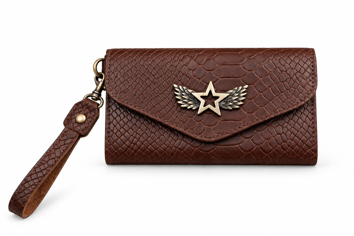 Billetera Maxi Cafe Crocox