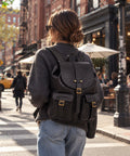 Mochila Ignacia Negro crocox/ Negro NUEVO LANZAMIENTO -20%