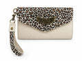Billetera Maxi Blanco / Leopardo